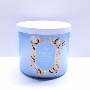 Goose Creek COUNTRY COTTON Large 3-Wick Scented Candle, 14.5 Oz